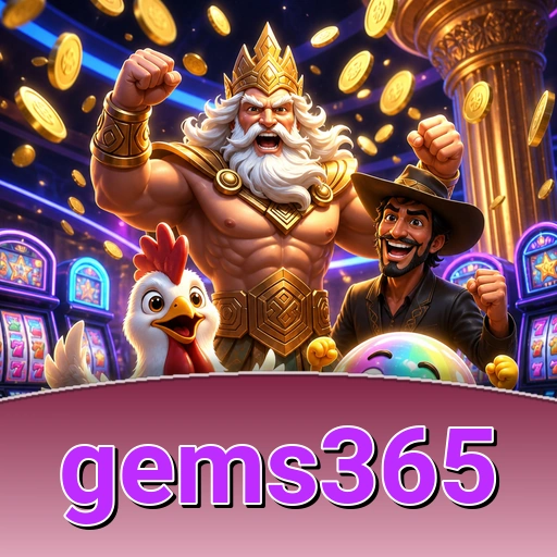 Beranda aplikasi gems365 setelah terbuka